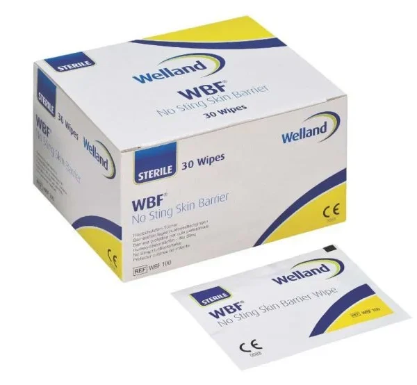 Welland Barrier Film Wipes Sterile, 30Wipes/ pack (WBF100)