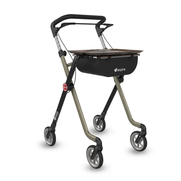 Aspire Vogue Indoor Walker (Champagne/Black - Red/Black)