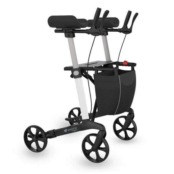 Aspire Vogue Forearm Seat Walker Black/white (WAF705400)