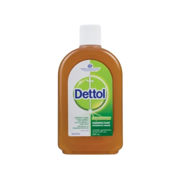 Dettol Antiseptic Disinfectant Liquid 500ml, 1 Bottle