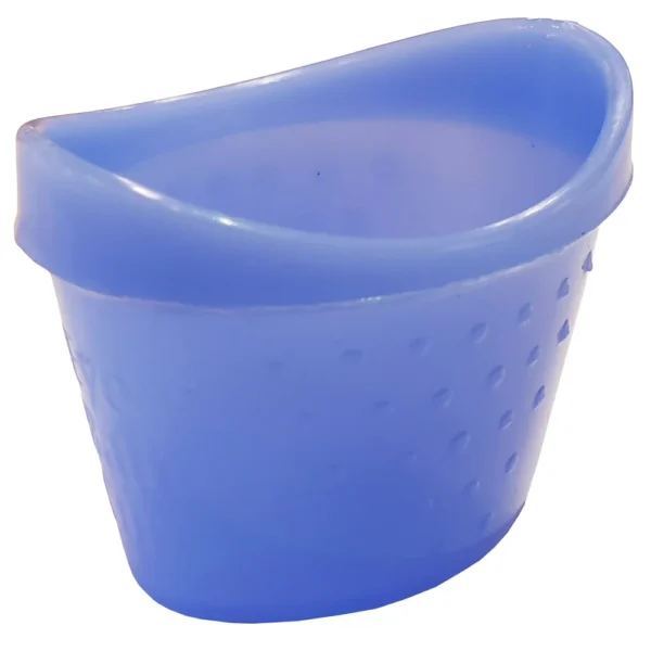 Eye Bath, Blue, Recyclable Plastic Eggcup Type, Single Packed.