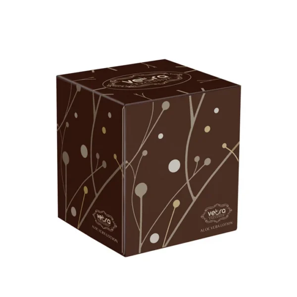 Veora Exclusive Aloe Vera Lotion Facial Tissues, 3-Ply, 200 x 190mm, White, 70 Sheets Per Box, 24 Boxes Per Carton