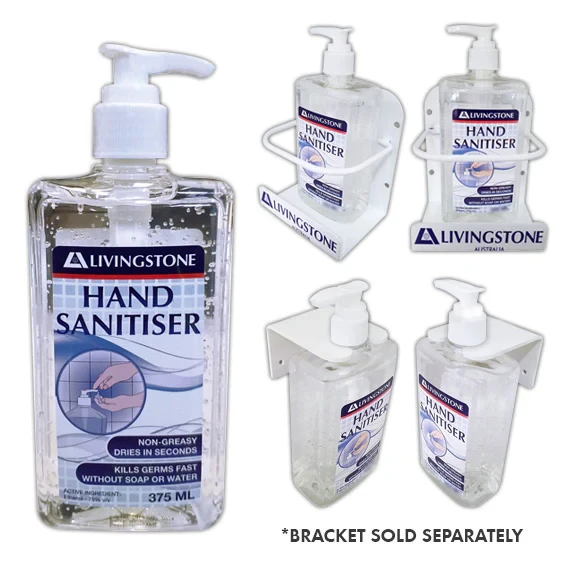 2026-03-01-69a34da9090cb.webp Antibacterial Hand and All-Purpose Sanitising Gel, 75pct Ethanol Ethyl Alcohol with Pump Dispenser, No Colouring, 375ml, Each - Image 1