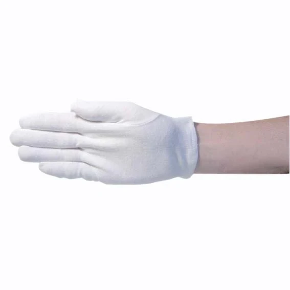 2026-03-01-69a3d7285059b.webp Cotton Gloves, Latex Free, Large, White, in Retail Pack, Each Pair - Image 1