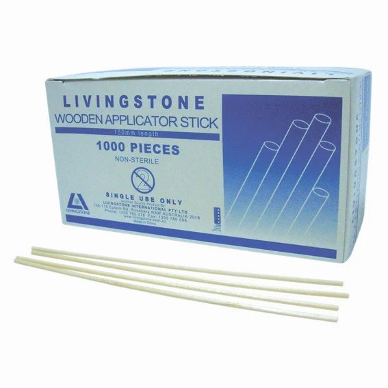 2026-03-01-69a3d9c49c3b4.webp Biodegradable Wooden Applicator Stick 15 cm Length, 1,000 per Box - Image 1