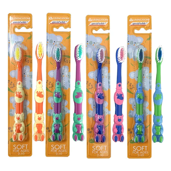 2026-03-01-69a3dbd94424d.webp Toothbrush, Child, Bear, Soft Dupont USA Bristles, 12 per Pack - Image 1
