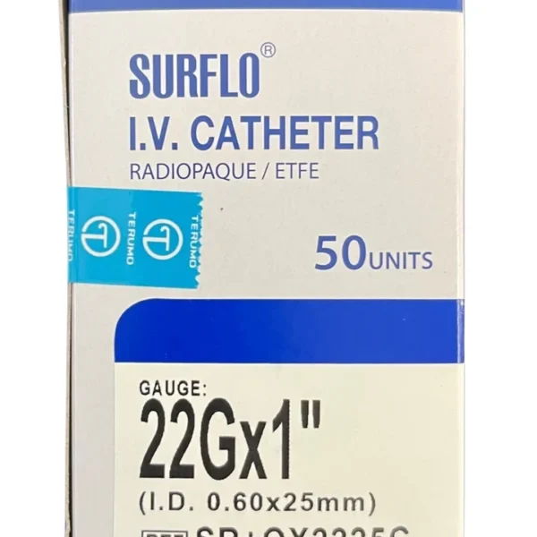 Terumo Surflo IV Cannula Catheters 14G to 24G _ 50pcs/Box