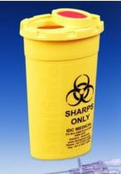 2026-03-02-69a5ab90e349a.webp SANI SAFE Sharps Container Bin 200ml Disposal Needle Syringe Hypodermic Waste - Each - Image 1