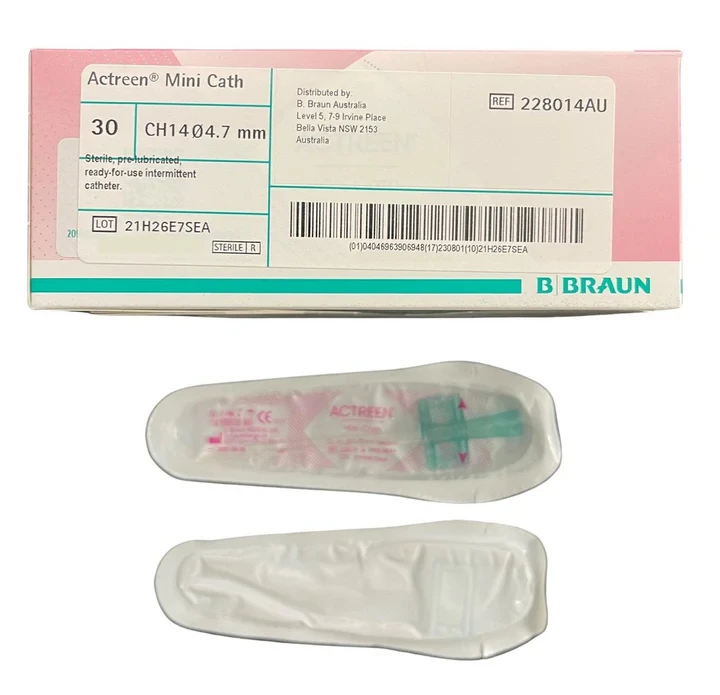 2026-03-02-69a5b60d33fa9.webp B. Braun Actreen Mini Catheter CH14 Female Nelaton Tip 9cm 228014AU - Box of 30 - Image 1