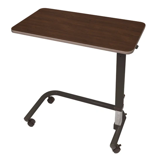2026-03-02-69a5bfb49d187.webp Aspire Overbed Table, Laminate Flat Top, Milano Walnut (BEA006706) - Image 1