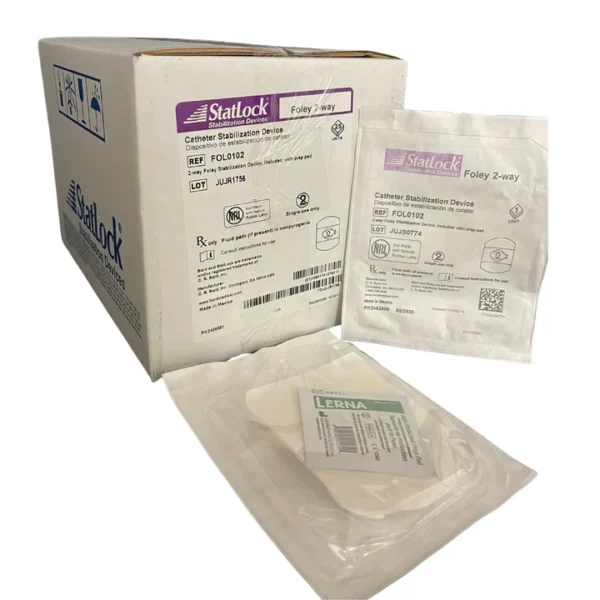 BARD Statlock Catheter Securement Device Foley 2-way Stabilization (FOL0102)