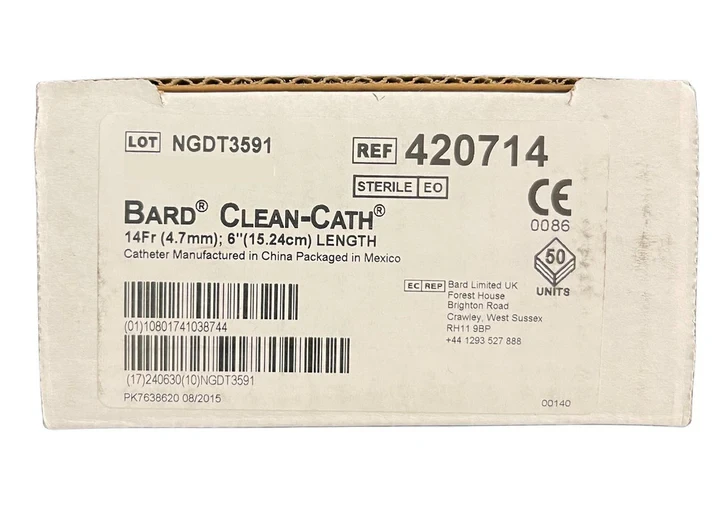2026-03-02-69a5c4c62b76c.webp Bard Clean Cath Intermittent Catheter Fg14 15Cm 420714 - Box of 50 - Image 1