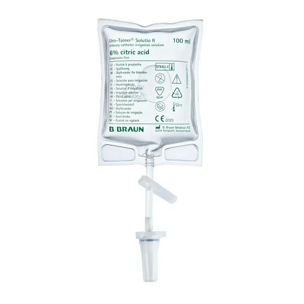 2026-03-02-69a5c75a40d7f.webp B. Braun Uro-Tainer Solution R 100mL Citric Acid 6% (Fb99841) - Image 1