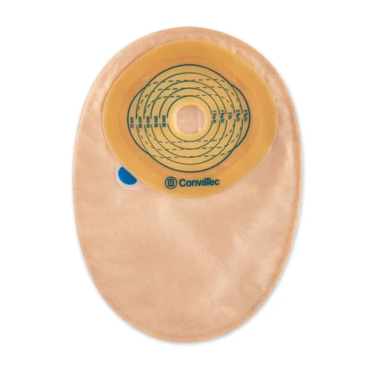 2026-03-03-69a6e9cc8d745.webp ConvaTec Esteem+ One-Piece Closed-End Pouch with Modified Stomahesive Cut-To-Fit Skin Barrier 20-70mm, Box of 30 - All Type - Image 1
