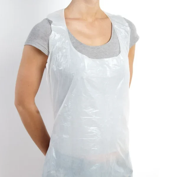 Disposable Plastic Medical Dental Transparent Apron Personal Water Proof, 71 x 117cm - Box of 100