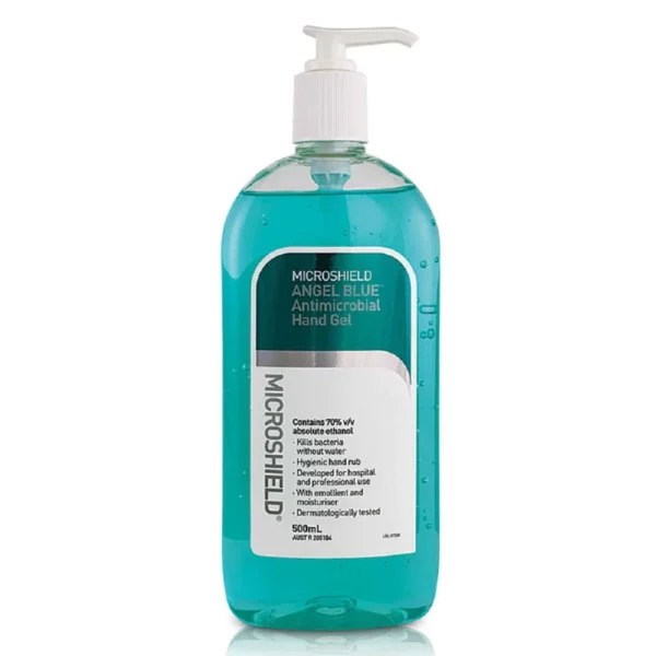 Microshield Angel Blue Antimicrobial Hand Gel 500mL (70088)