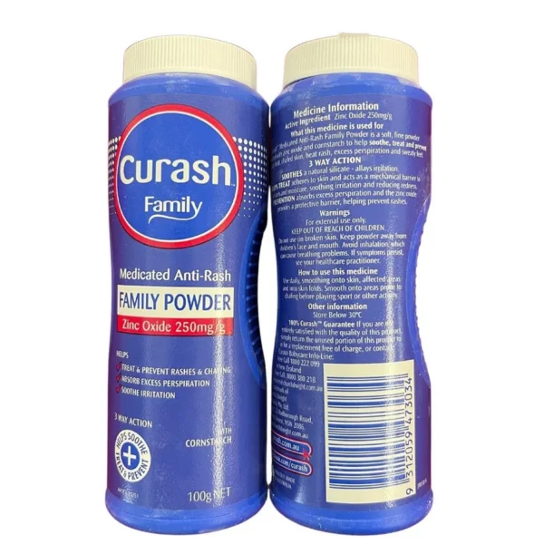 Curash Family Powder Medicated 100g - Each