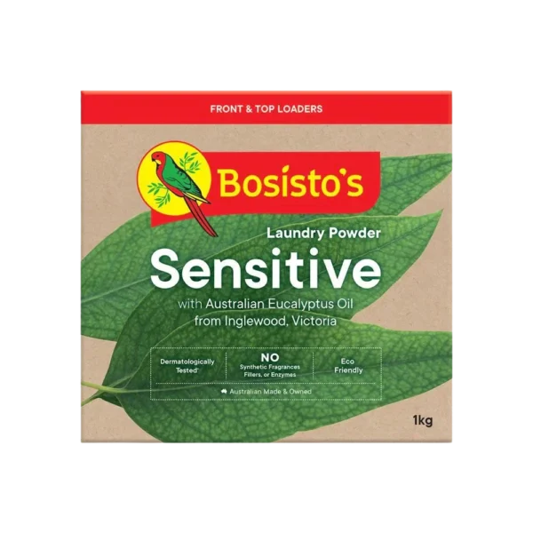 Bosisto's Sensitive Laundry Powder 1kg (201)