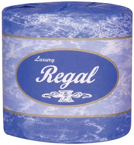 2026-03-05-69a87e55b84af.webp Regal Toilet Roll 400 Sheets, 48/ Box - Image 1