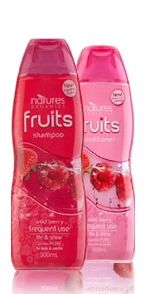 Natures Organics Shampoo Berry 500mL - Each