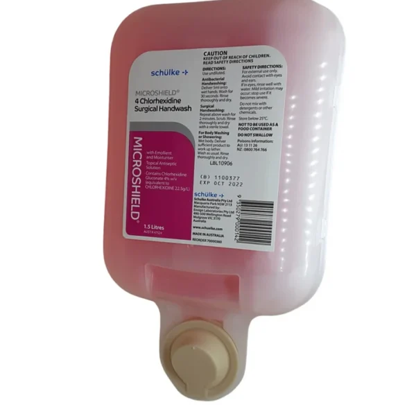 Microshield 4 Chlorhexidine Surgical Handwash 1500mL (Dispenser Not Included) (61221)