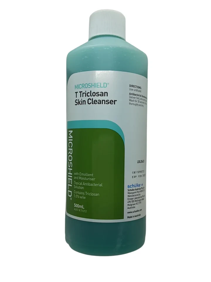 2026-03-05-69a888d2f40cb.webp Microshield T Triclosan Skin Cleanser 500mL (60342) - Image 1