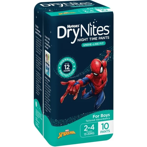 Huggies DryNites Boys Size: 2 - 4 Years (3x10) Carton of 30's