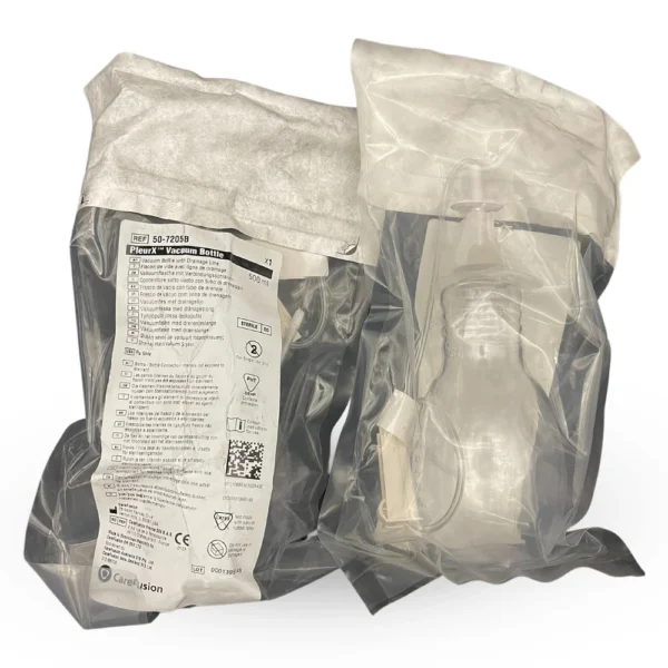 Pleurx 500mL Vacuum Bottle With Drainage Line (50-7205)