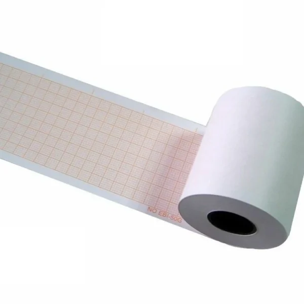 ECG Paper, Electrocardiogram Paper roll Thermal Paper 50mm x 30m - Box of 2