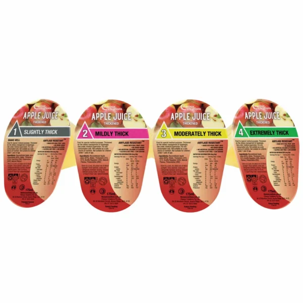 Flavour Creations Apple Juice Thickened 175mL, Box of 24 - All Types