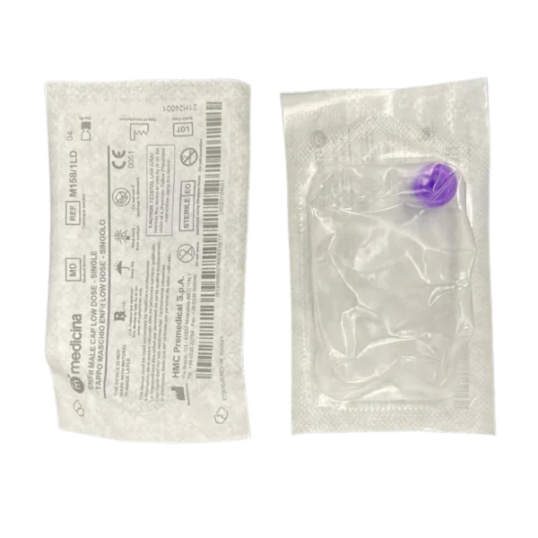 Medicina ENFit Syringe Caps Male Low Dose Purple Single-Use (M158/1LD)