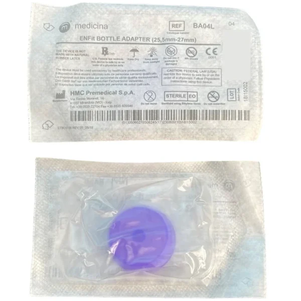 Medicina ENFit Medicine Bottle Adapter Purple - All Sizes