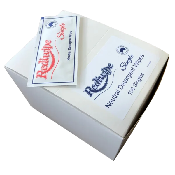 Cello Rediwipe Single Neutral Detergent Wipes, (100wipes/ pack) ANW2030S - 8packs/ Ctn