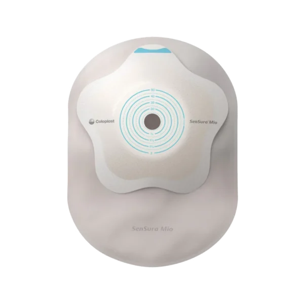 Coloplast Sensura Mio Concave 1 Piece Drainable, Maxi, Cut to Fit 10-60mm, Transparent - Box of 10