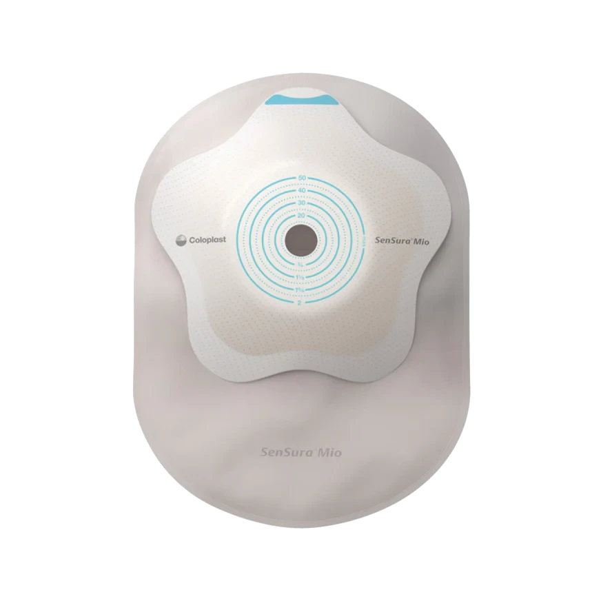 2026-03-12-69b2a1c49458b.webp Coloplast Sensura Mio Concave 1 Piece Drainable, Maxi, Cut to Fit 10-60mm, Transparent - Box of 10 - Image 1