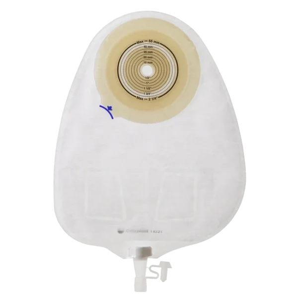 Coloplast Alterna 1 Piece Multichamber Urostomy Bag Shallow Convexity, Maxi 470ml, Cut to Fit 15-43 mm - All Types Box of 10