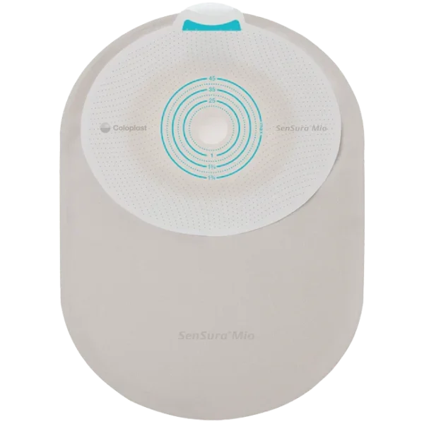 Coloplast Sensura Mio 1 Piece Closed Bag, Maxi 550ml, Hole Size 15-55mm, Transparent - 10891 Box of 30