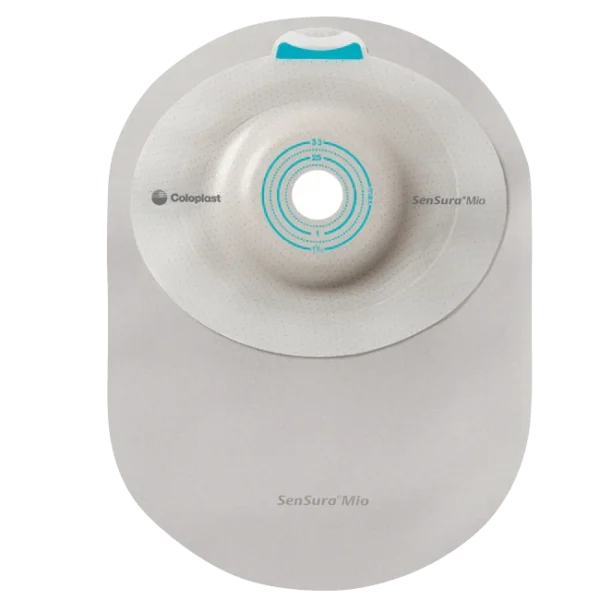 Coloplast Sensura Mio 1 Piece Closed Shallow Convexity Inspection Window, Maxi 430ml, Cut to Fit 10-43mm - 16332 Box of 10