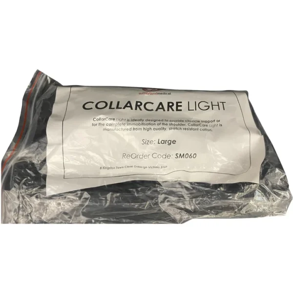 CollarCare Light Clavicle Support Arm Sling, Black, Box of 1 - All Sizes