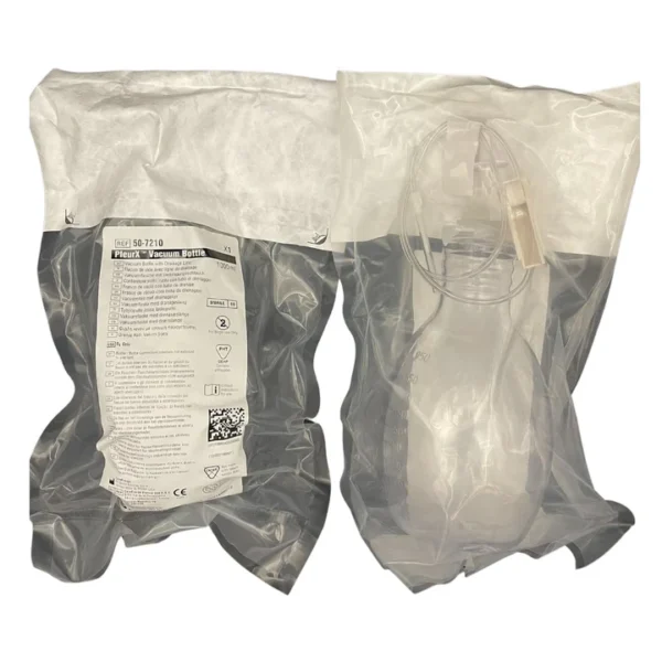 Pleurx 1000mL Vacuum Bottle With Drainage Line (50-7210)
