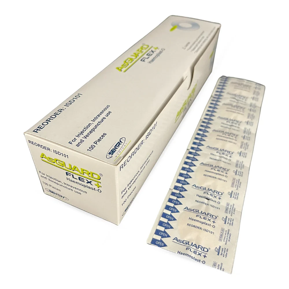 2026-03-13-69b30ff4754a4.webp AsGUARD Flex + Haemoplast 3.6cm, Box of 100 (ISD101) - Image 1
