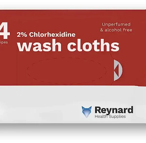 Reynard Chlorhexidine Wash Cloths, Pre-Admission Patient Washing (RHS107)