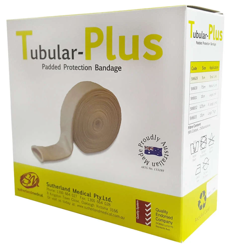 2026-03-13-69b3180b20932.webp Tubular Plus Padded Protective Bandage, Roll of 5m, Latex Free - All Sizes - Image 1