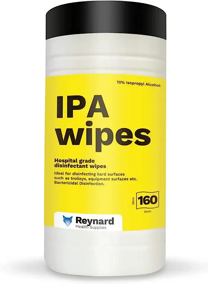 2026-03-13-69b329c0ba4d6.webp Reynard IPA Surface Disinfection Wipes Antibacterial Wipes, 70% Alcohol (RHS402) - Image 1