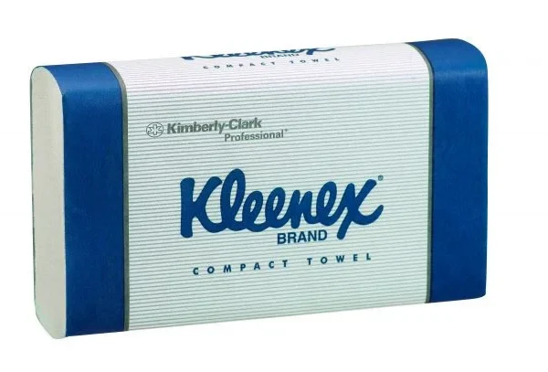Kleenex Compact Towel White 29.5x19cm (Pktx90) - Pack of 24 (4440)