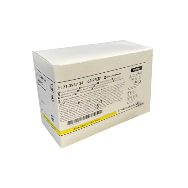 Gripper Huber Needle Y-site Removable Injection Cap On Luer-lock Y-site 20g x 3/4" (19mm) 21-2947-24