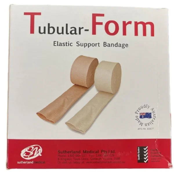 Tubular Form Elastic Support Compression Bandage, Flesh, Roll of 10m - All Sizes