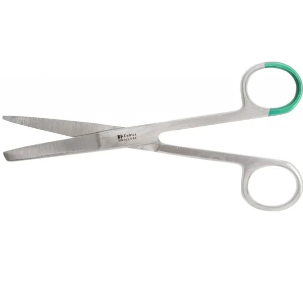 Scissors 13cm Dressing Sharp/Blunt Straight Sterile (DEF1870)