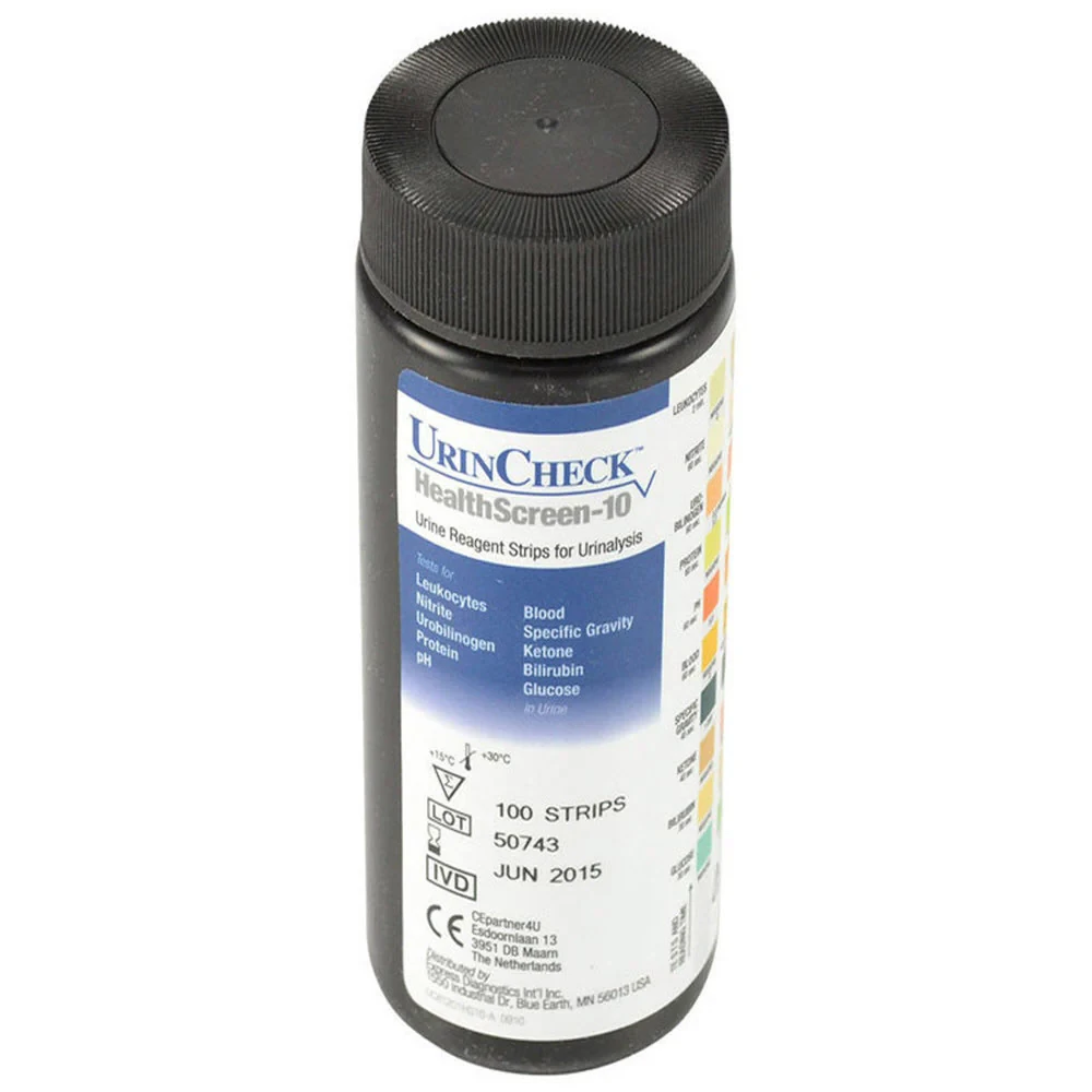 2026-03-13-69b3e29a620d2.webp Urincheck HealthScreen-10 10SG Urinalysis Strips - Image 1