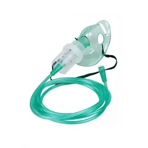 2026-03-14-69b41b6da76b2.webp Galemed Nebuliser Kit, Nebulizer Bowl, Paediatric Aerosol Mask With 2.1m Kink Resistant Tubing Green (2109) - Image 1